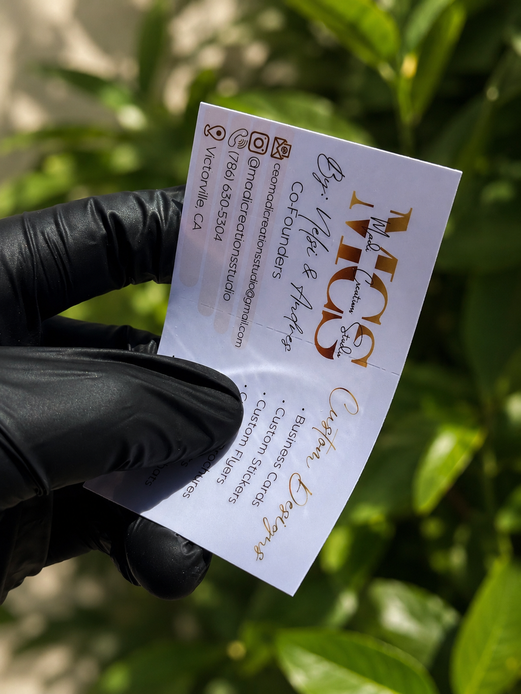 Laminated Business Cards